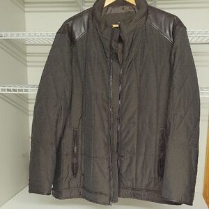 Pronto Uomo Dark Quilted Puffer Coat
